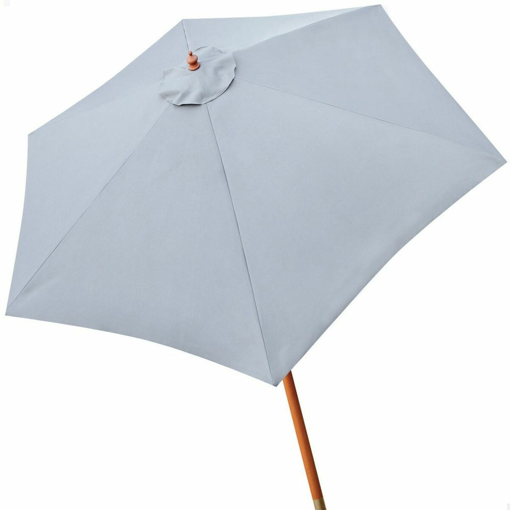Slunečník Active šedý Ø 4,8 cm 300 cm dřevo