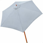 Slunečník Active šedý Ø 4,8 cm 300 cm dřevo