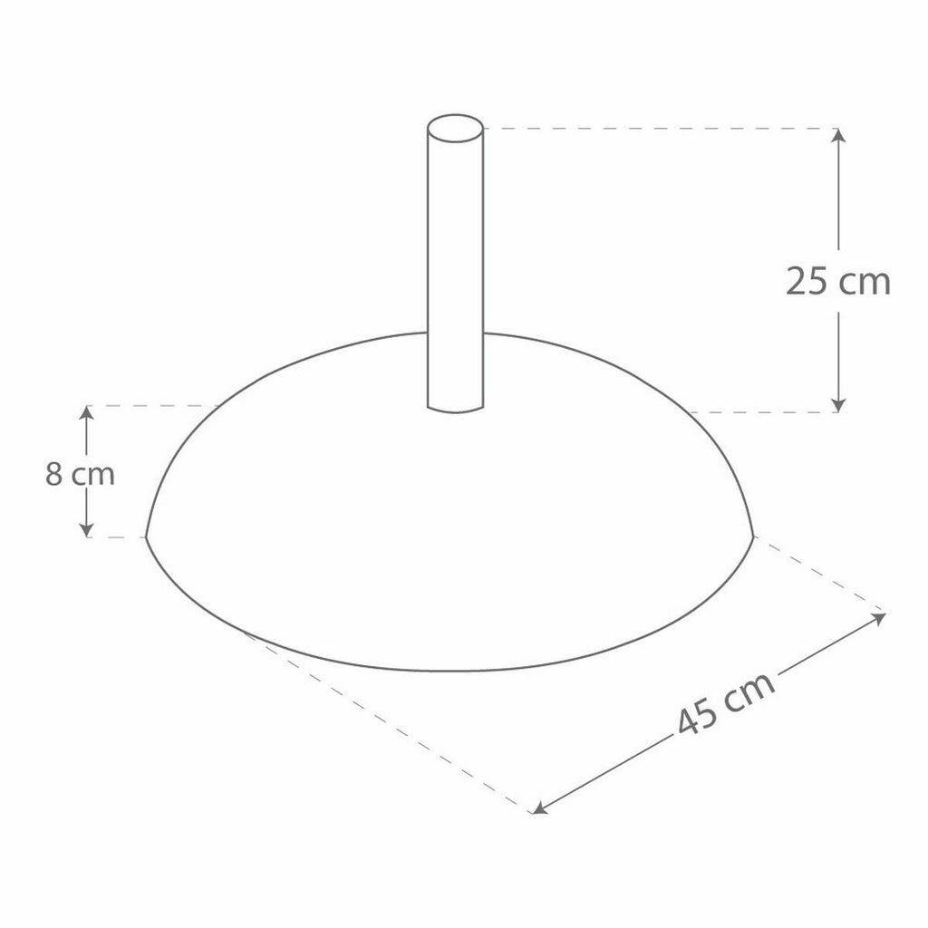 Stojan na slunečník Active černý 15 kg – obrázek 3
