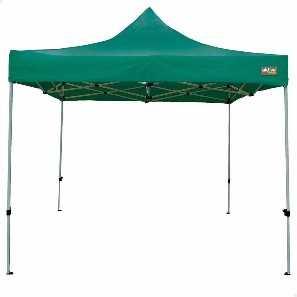 Zahradní altán Aktiv 300 x 300 x 220 cm zelený Flexibilní Nastavitelná výška