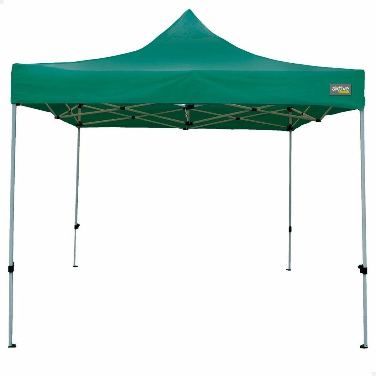 Zahradní altán Aktiv 300 x 300 x 220 cm zelený Flexibilní Nastavitelná výška