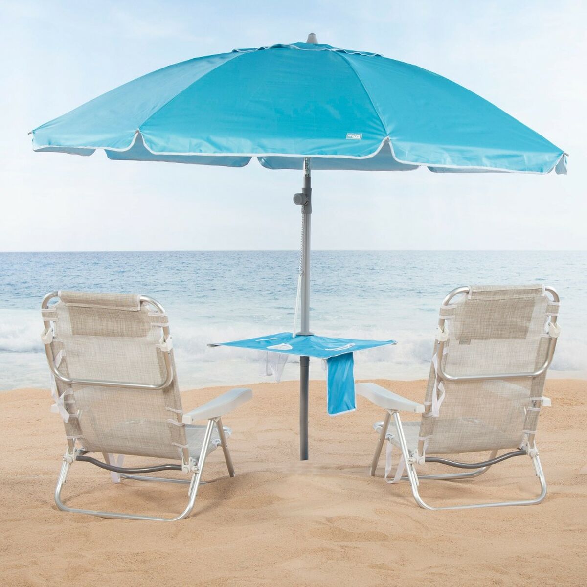 Sluneční plachta Aktivní ocel Oxford Tkanina 210 x 205 x 210 cm – obrázek 2