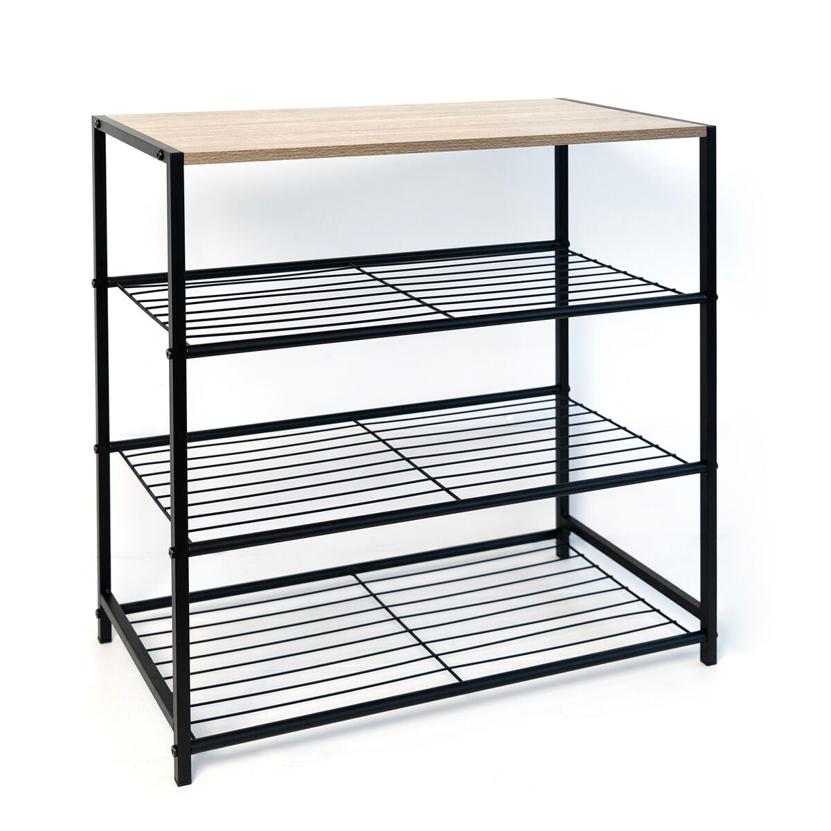 Regál Vinthera Moa kov dřevo MDF 60 x 30 x 63,5 cm (3 kusy) – obrázek 6