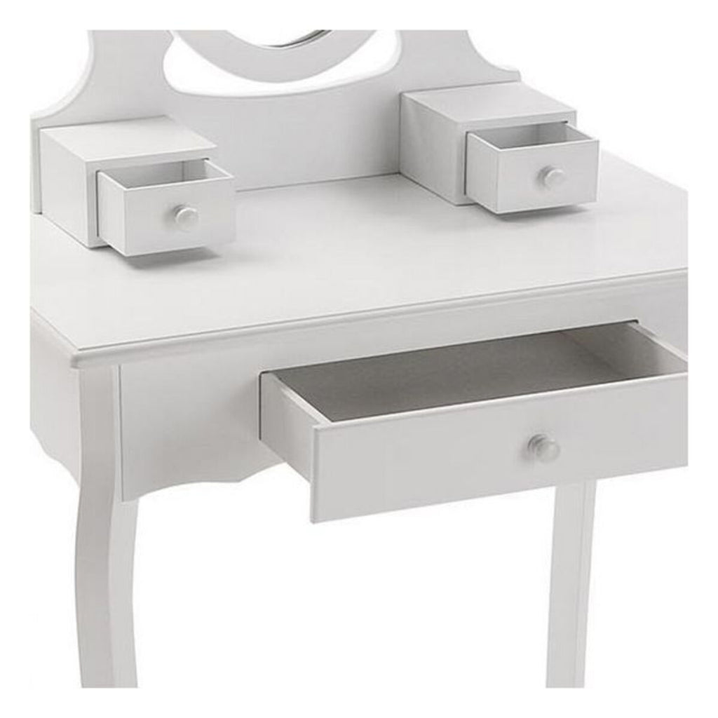 Toaletní stolek Versa Zrcadlo Dřevo MDF (40 x 129,5 x 70 cm) – obrázek 3