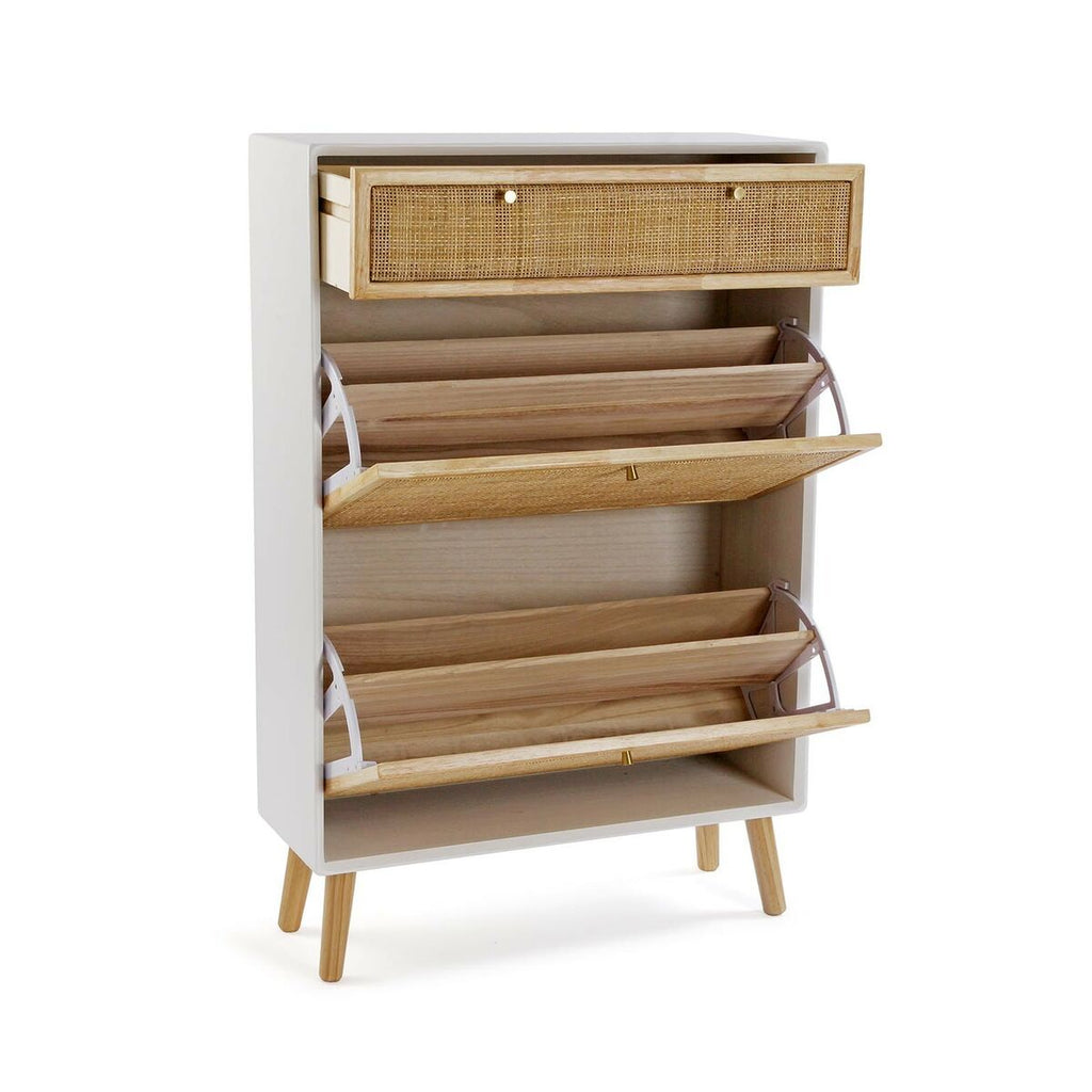Botník Versa Vega ratanové dřevo paulovnie 25,5 x 106 x 70 cm – obrázek 3