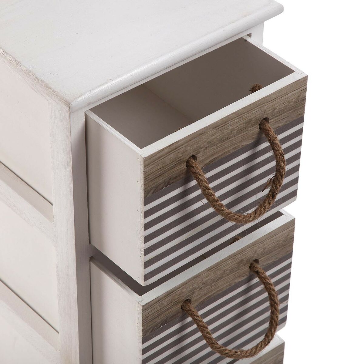 Zásuvková komoda Versa Tabo Textil Paulovnie dřevo 32 x 63 x 26 cm – obrázek 3