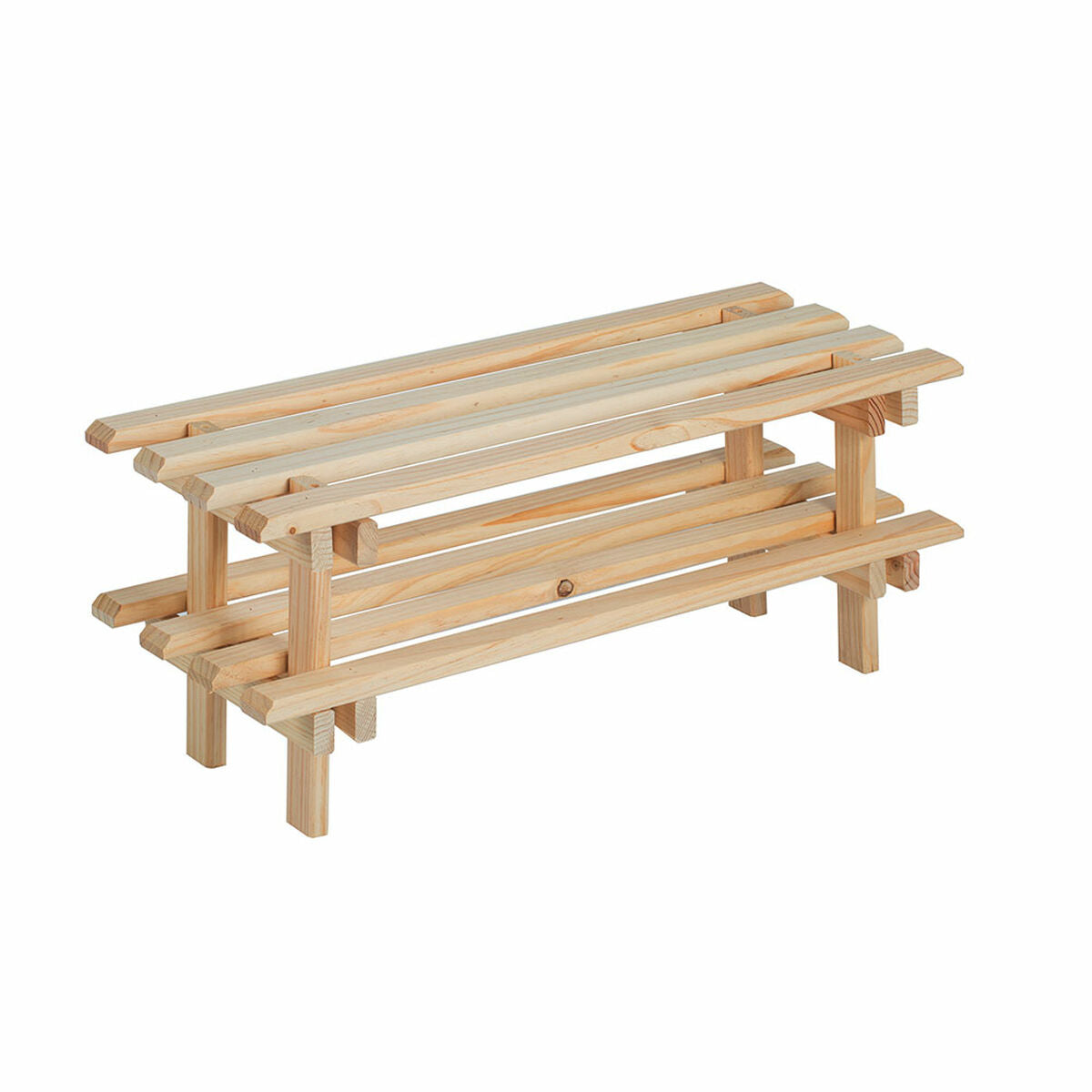 Botník Astigarraga Evolution přírodní borovice Stohovatelný 30 x 25,9 x 75 cm