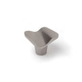 Otočný knoflík Rei 749 kov 32 x 31 mm saténový nikl 4 kusy