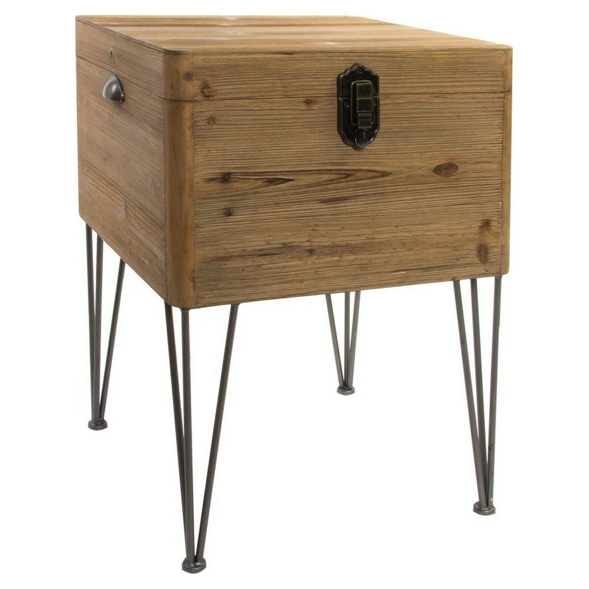 Odkládací stolek DKD Home Decor Kov Dřevo (49 x 51 x 74 cm)