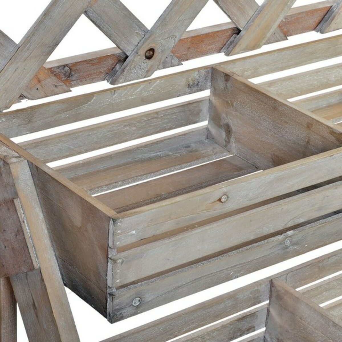 Víceúčelový vozík DKD Home Decor Garden Shop hnědý 96 x 64 x 180 cm – obrázek 2