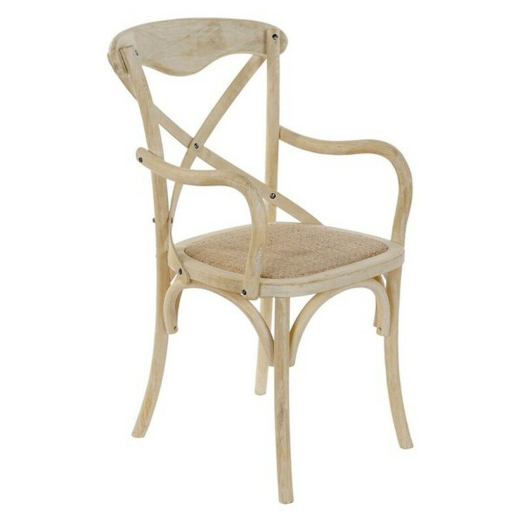 Jídelní židle DKD Home Decor Bílá Vícebarevná 55 x 57 x 92 cm 55 x 47 x 92 cm