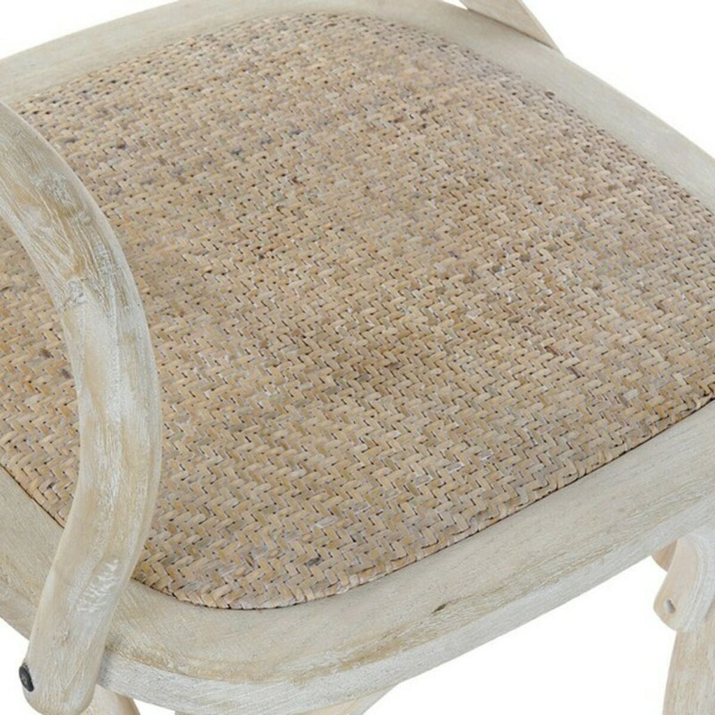 Jídelní židle DKD Home Decor Bílá Vícebarevná 55 x 57 x 92 cm 55 x 47 x 92 cm – obrázek 2
