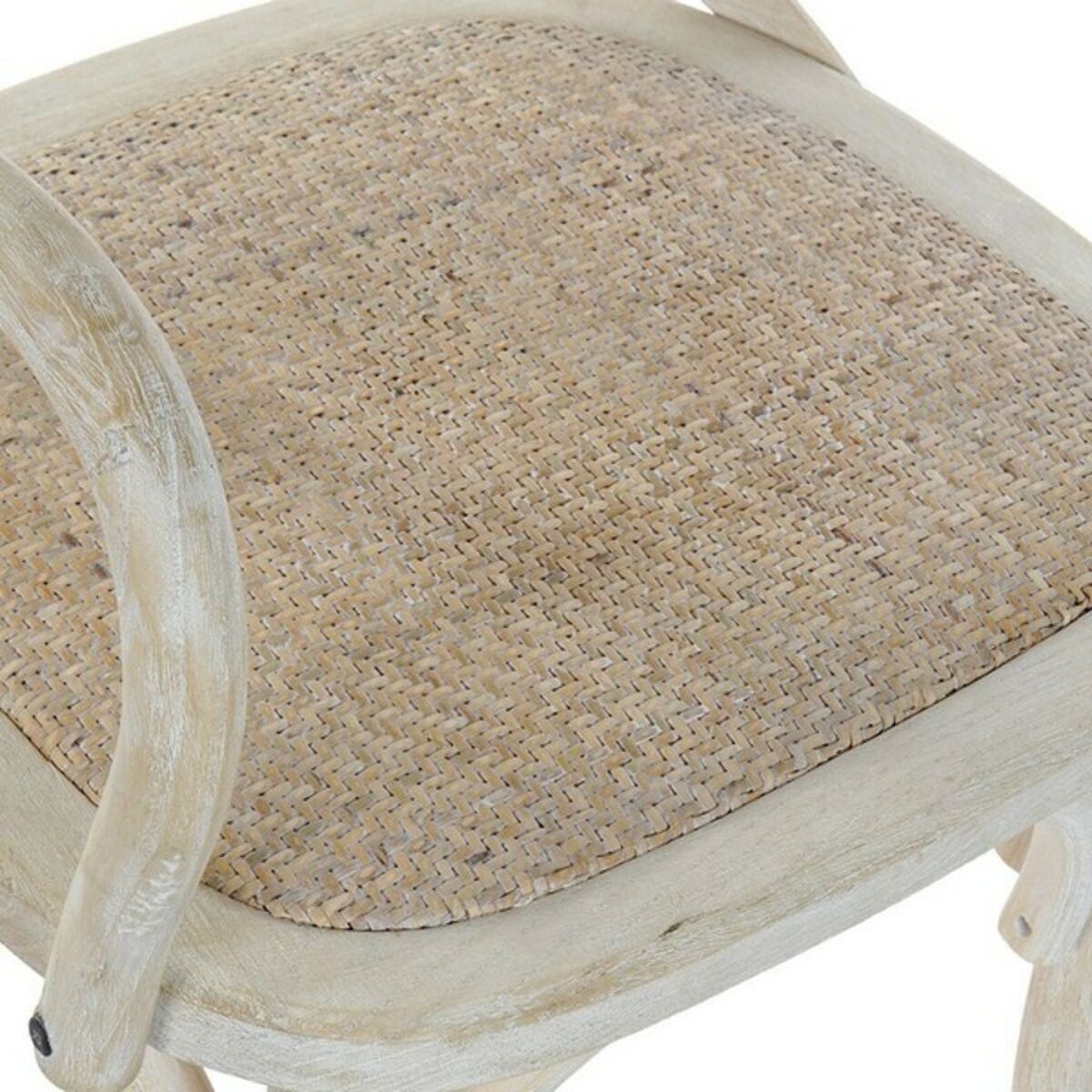 Jídelní židle DKD Home Decor Bílá Vícebarevná 55 x 57 x 92 cm 55 x 47 x 92 cm – obrázek 2