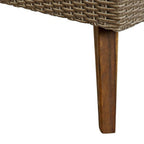 Stůl se 3 křesly DKD Home Decor MB-166666 Béžovo-šedá 137 x 66 x 70,5 cm 137 x 66 x 73 cm (4 kusy) – obrázek 7