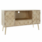 Televizní stolek DKD Home Decor 118 x 40 x 65 cm kov světle hnědá paulovnie borovice