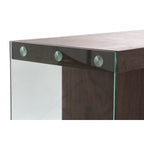 Příborník DKD Home Decor Hnědá Průhledná Křišťál Ořech Dřevo MDF 160 x 45 x 80 cm 24x185x53 cm – obrázek 2