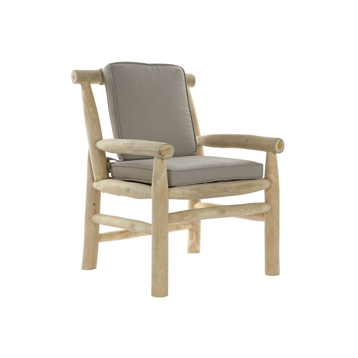 Zahradní židle DKD Home Decor přírodní světle šedá teakové dřevo 65 x 80 x 92 cm