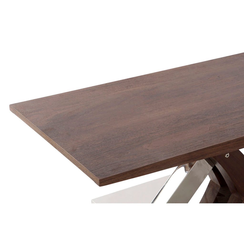 Jídelní stůl DKD Home Decor dřevo ocel 120 x 60 x 43,5 cm – obrázek 2