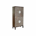 Skříň DKD Home Decor MB-179372 Tmavě hnědá Světle hnědá Jedle Dřevo MDF 86 x 41 x 181 cm