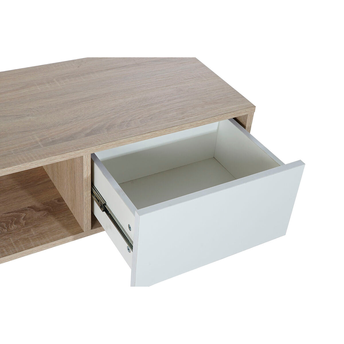 TV stolek DKD Home Decor bílý kov MDF dřevo (160 x 40 x 50 cm) – obrázek 5