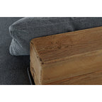 Pohovka DKD Home Decor šedá přírodní Alpino 224 x 95 x 82 cm – obrázek 5