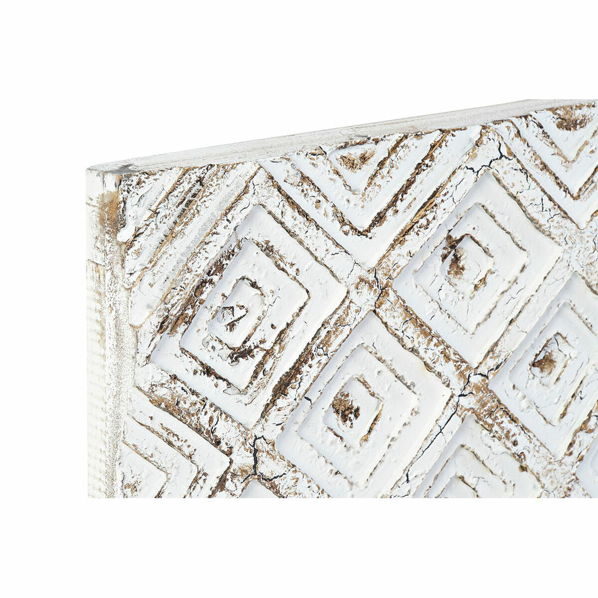 Čelo postele DKD Home Decor 162 x 4 x 82 cm bílé MDF dřevo – obrázek 2