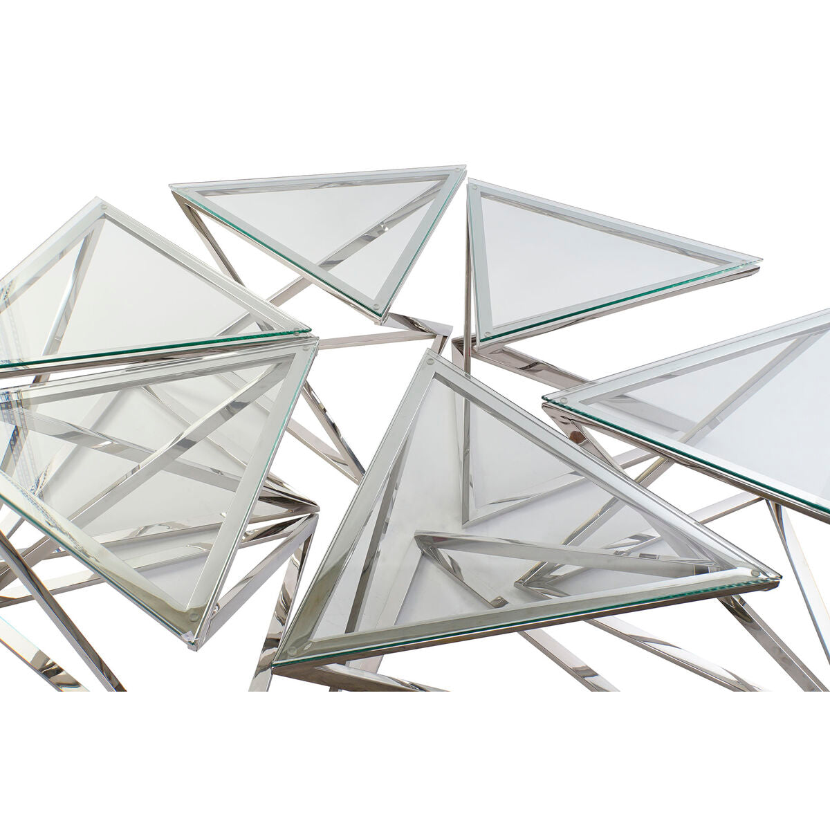 Stolní dekorace DKD Home Decor Stříbrná Křišťál Ocel Plast 137,5 x 120,5 x 46 cm – obrázek 3