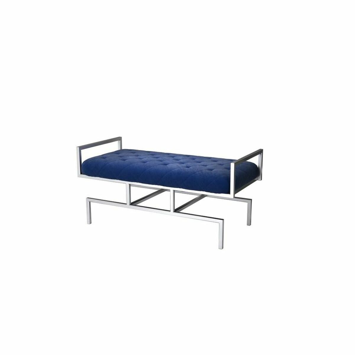 Barová stolička DKD Home Decor Modrá polyester Ocel (97 x 44 x 46 cm)
