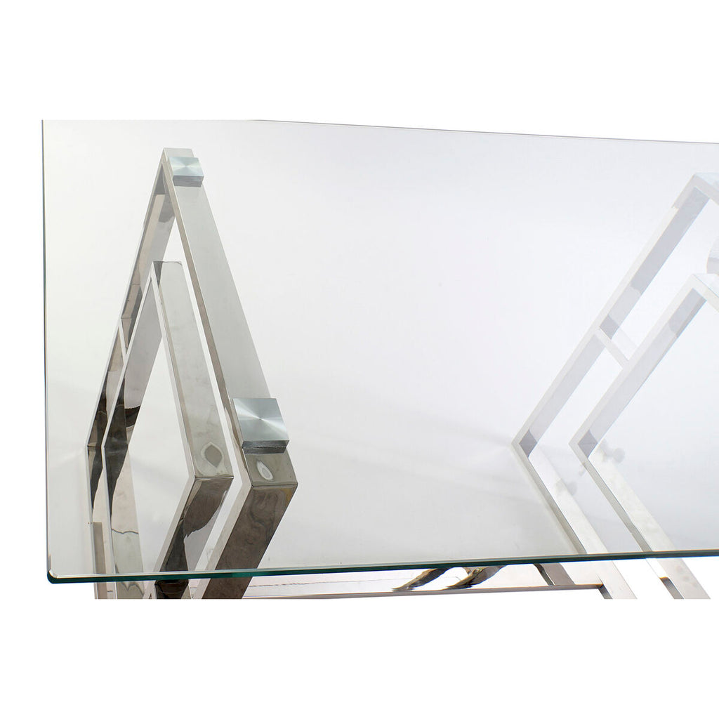 Jídelní stůl DKD Home Decor Křišťál Ocel (180 x 90 x 75 cm) 5x185x94 cm – obrázek 2