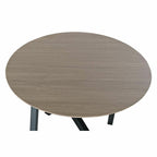 Odkládací stolek DKD Home Decor 65 x 65 x 49,5 cm, černý, kov, dřevo, světle hnědý – obrázek 3