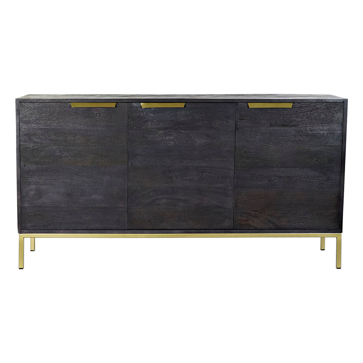 Příborník DKD Home Decor Černá Zlatá Mangové dřevo 145 x 41 x 77 cm – obrázek 5