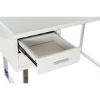 Psací stůl DKD Home Decor bílý, stříbrný, kov, dřevo MDF 120 x 55 x 76 cm – obrázek 4