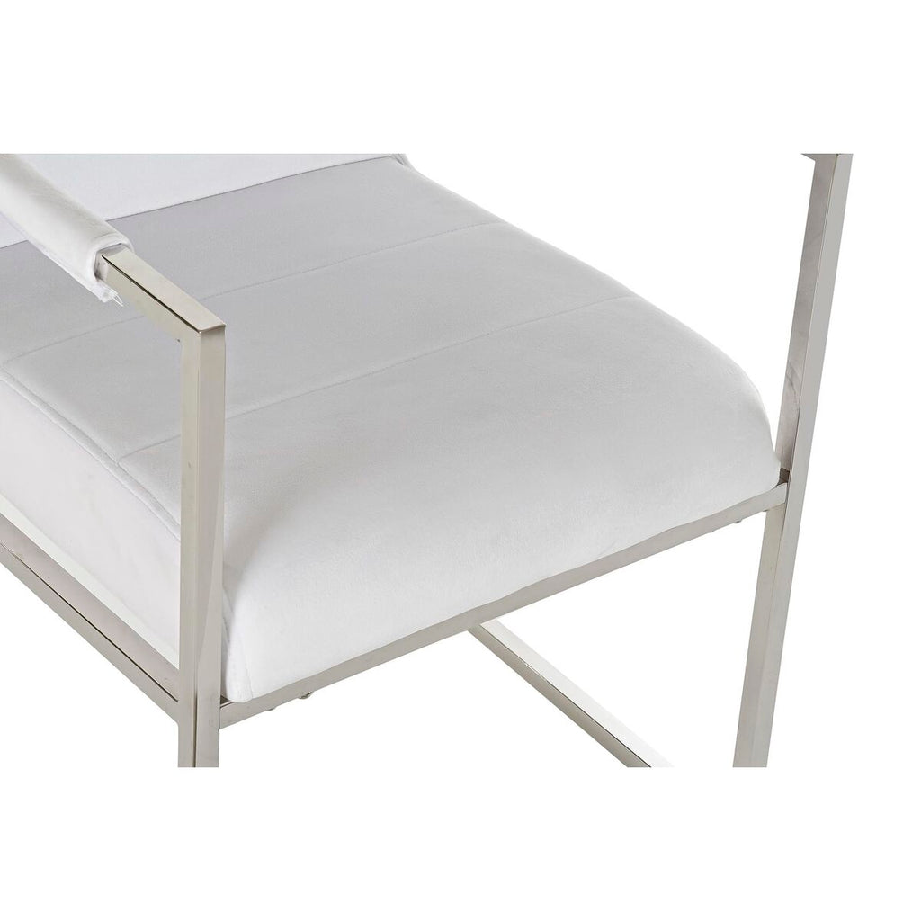Židle DKD Home Decor polyester ocel bílá (56 x 68 x 92 cm) – obrázek 3