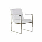 Židle DKD Home Decor polyester ocel bílá (56 x 68 x 92 cm)