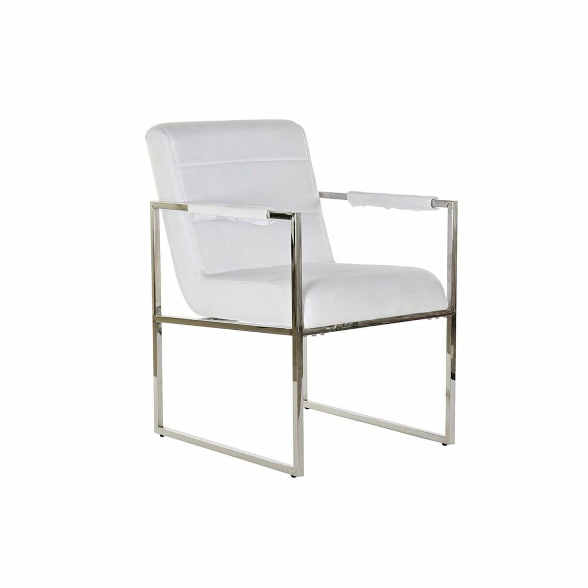 Židle DKD Home Decor polyester ocel bílá (56 x 68 x 92 cm)