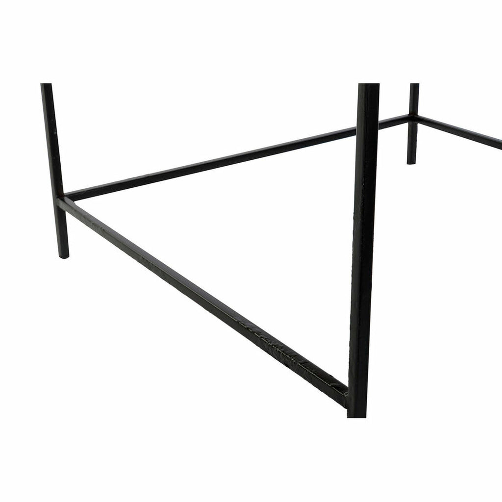 Odkládací stolek DKD Home Decor 61 x 61 x 49 cm černý, zlatý, ocel, hliník – obrázek 3