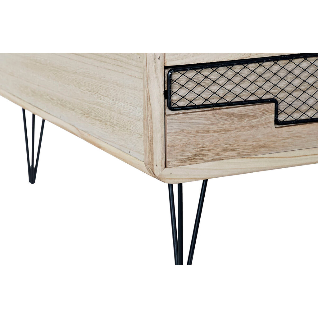 TV stolek DKD Home Decor kovové paulovniové dřevo (115 x 61 x 43 cm) – obrázek 2