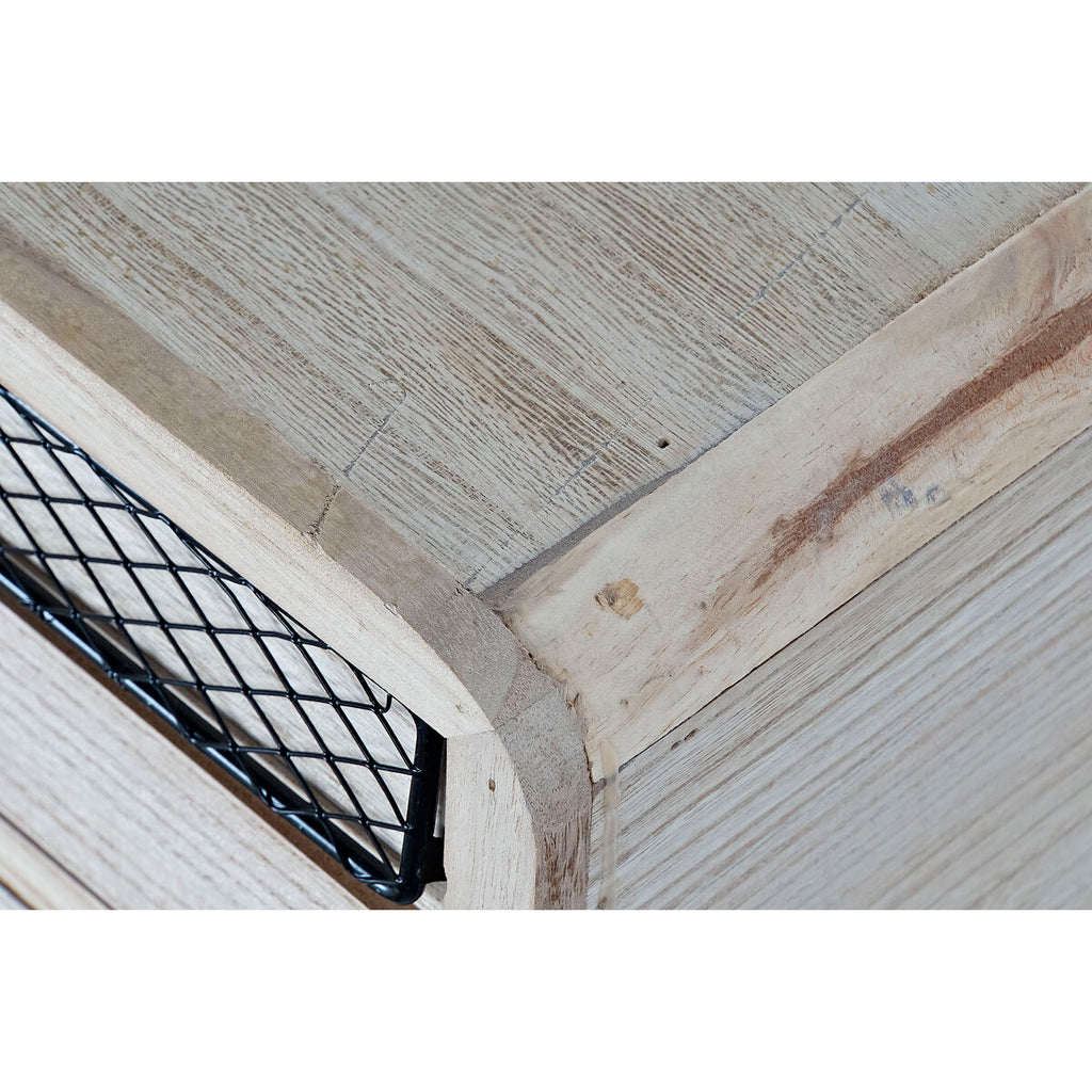 TV stolek DKD Home Decor kovové paulovniové dřevo (115 x 61 x 43 cm) – obrázek 5