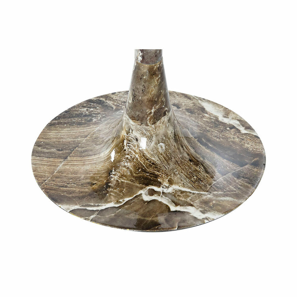 Malý odkládací stolek DKD Home Decor hnědý zlatý 51 x 51 x 51 cm – obrázek 2