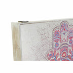 Schlüsselschränke DKD Home Decor Béžová Šedá Plátno Dřevo MDF 2 kusy 46,5 x 6 x 31,5 cm – obrázek 2