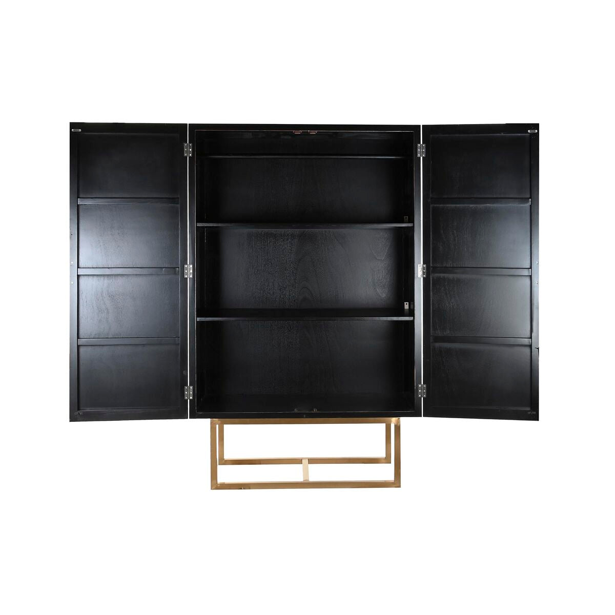 Skříň DKD Home Decor 110 x 50 x 180 cm černá kov topol – obrázek 3