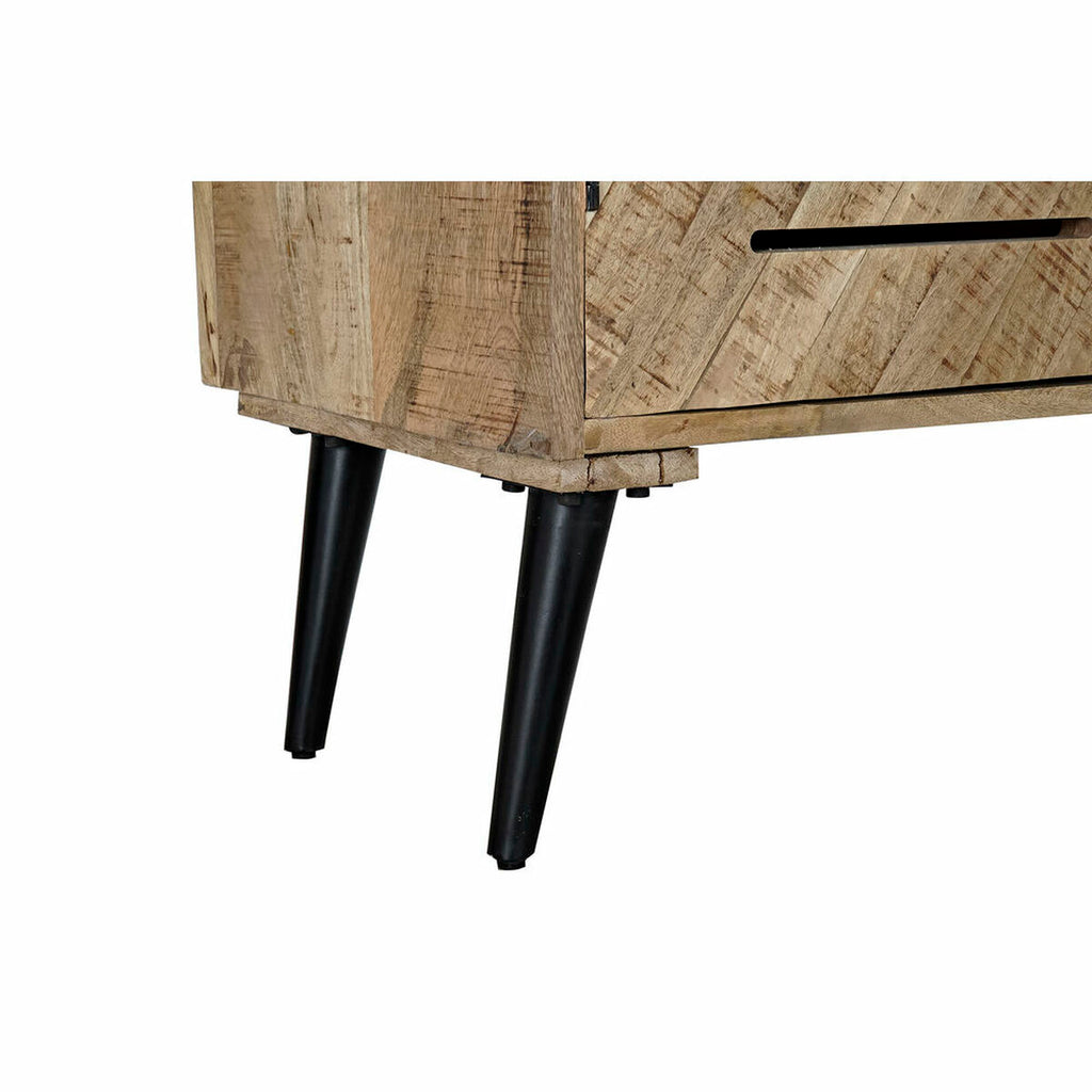 Příborník DKD Home Decor Černý Kov Mangové dřevo 140 x 40 x 93 cm – obrázek 3