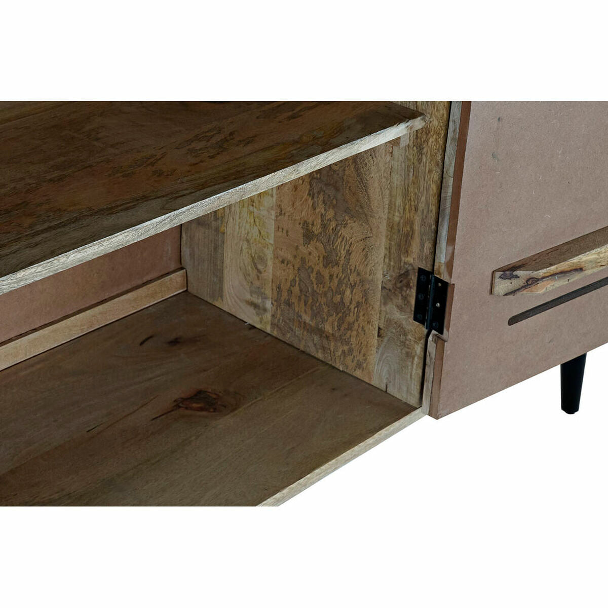Příborník DKD Home Decor Černý Kov Mangové dřevo 140 x 40 x 93 cm – obrázek 7
