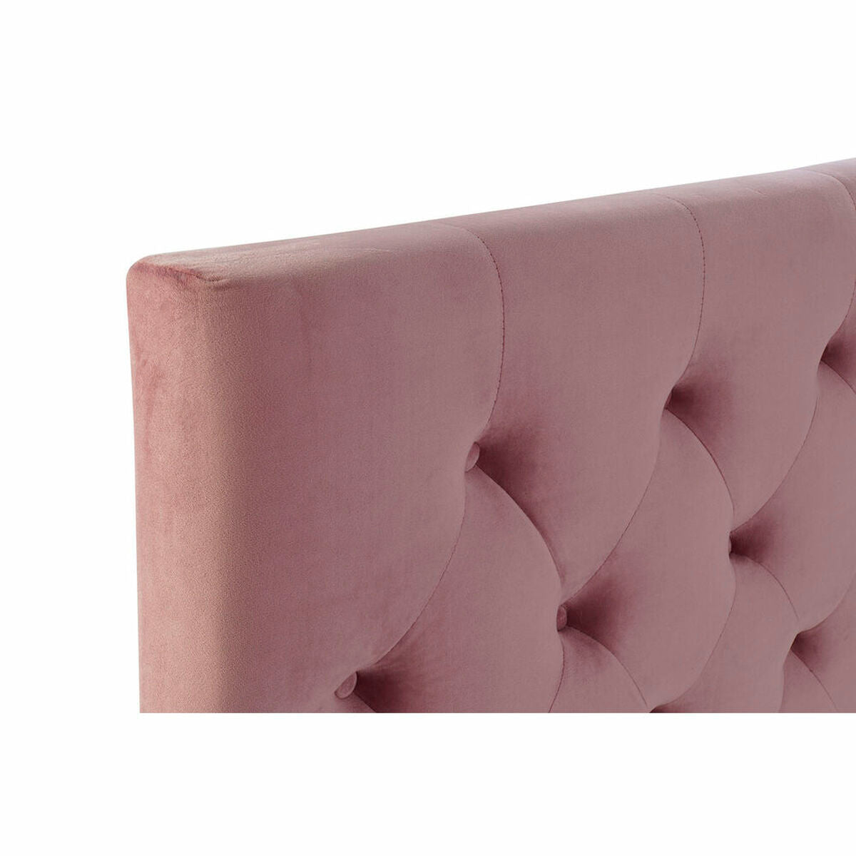 Postel DKD Home Decor Dřevo Kov Růžová 180 x 200 cm 187 x 210 x 137 cm – obrázek 5