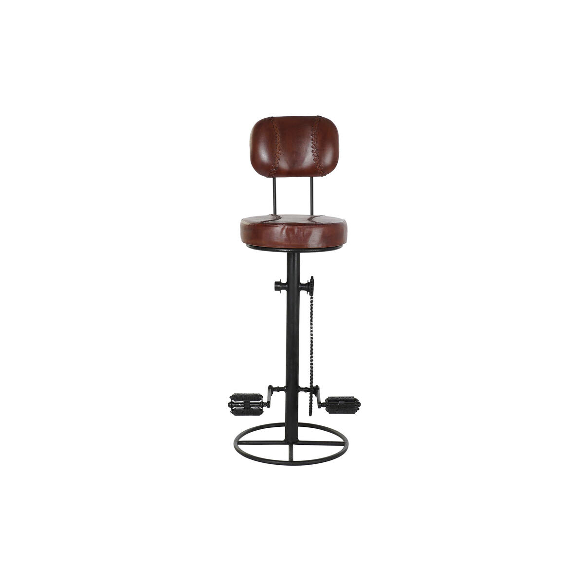 Stolička DKD Home Decor 45 x 46 x 118 cm černá kov hnědá