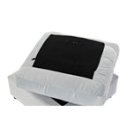 Podnožka DKD Home Decor dřevo polyester nebesky modrá moderní (55 x 55 x 35 cm) – obrázek 2