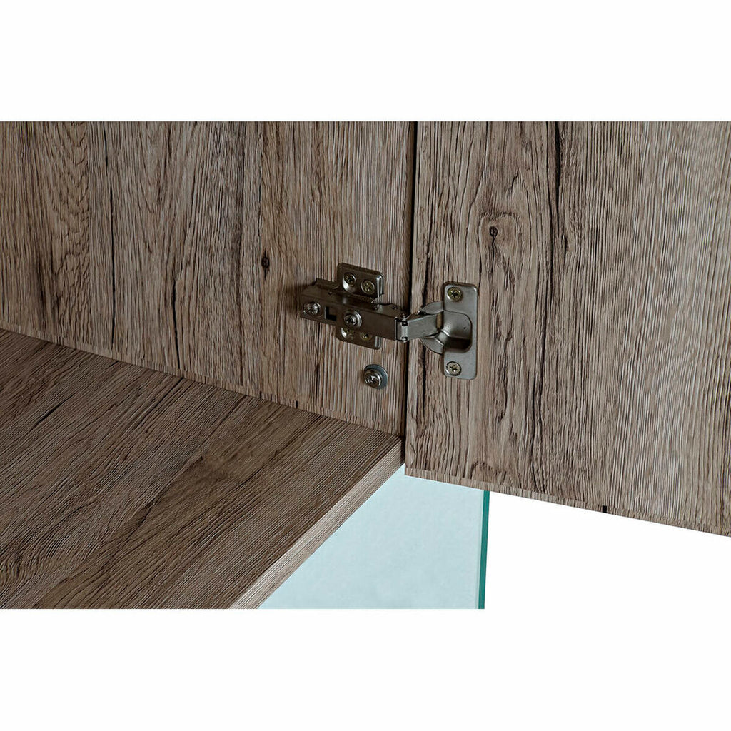 Příborník DKD Home Decor přírodní Tvrzené sklo Dřevo MDF 120 x 44 x 120 cm – obrázek 4