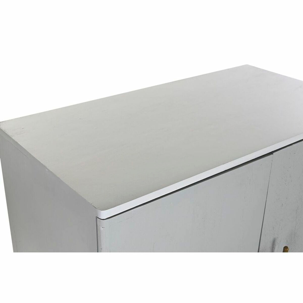 Skříňka DKD Home Decor bílá zlatá železná mangové dřevo 85 x 45 x 110 cm BAR – obrázek 2