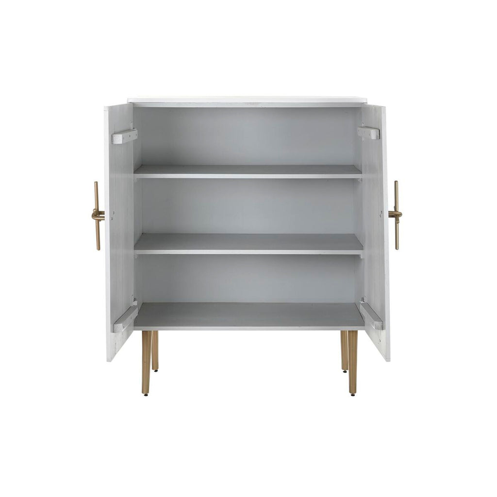 Skříňka DKD Home Decor bílá zlatá železná mangové dřevo 85 x 45 x 110 cm BAR – obrázek 4