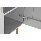 Skříňka DKD Home Decor bílá zlatá železná mangové dřevo 85 x 45 x 110 cm BAR – obrázek 5